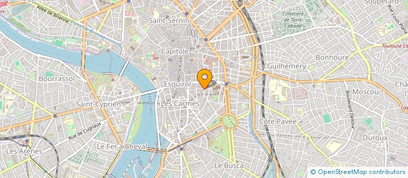 localisation de l'entreprise LES TOUCHS à TOULOUSE
