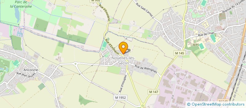 localisation de l'entreprise LES TOUJOURS JEUNES  NOYELLES-LES-SECLIN