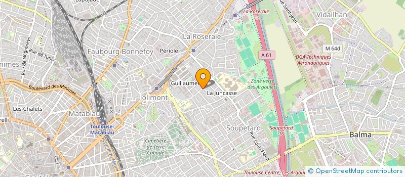localisation de l'entreprise LES TOULOU'ZINZINS à TOULOUSE