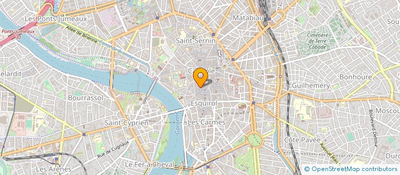 localisation de l'entreprise LES TOULOUSAINS DE TOULOUSE à TOULOUSE