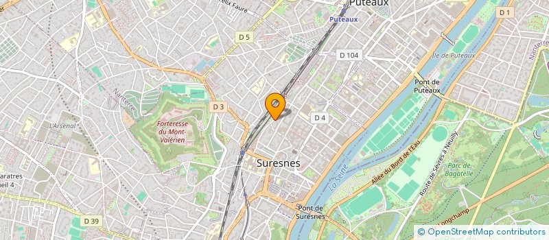 localisation de l'entreprise LES TOUPIES à SURESNES