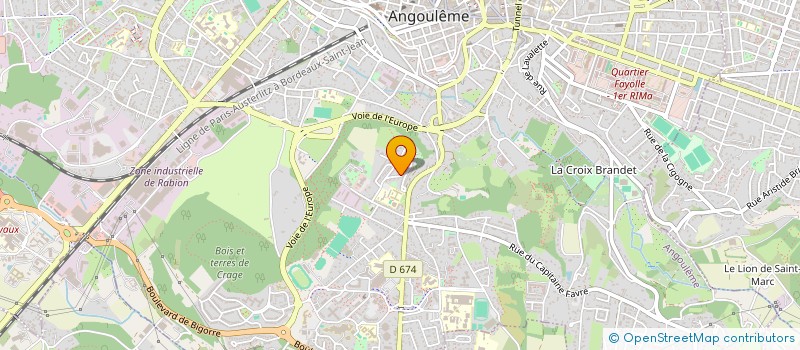localisation de l'entreprise LES TOUPIES D'AGRADO à ANGOULEME