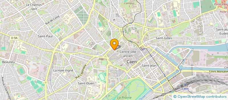 localisation de l'entreprise LES TOUPS à CAEN