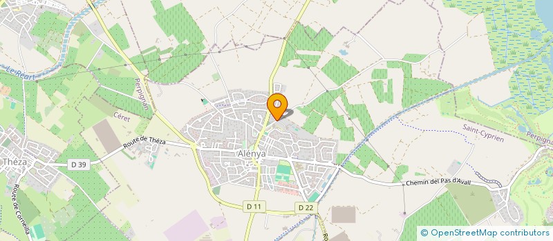 localisation de l'entreprise LES TOUQUETTOIS  ALENYA