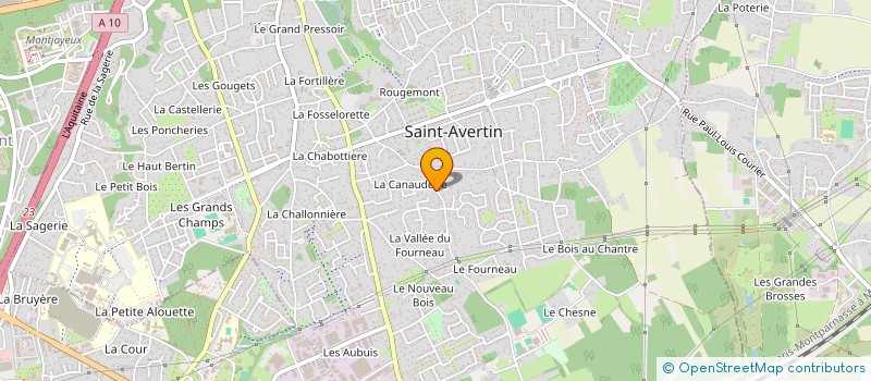 localisation de l'entreprise LES TOURANGELS DU DESERT  SAINT-AVERTIN