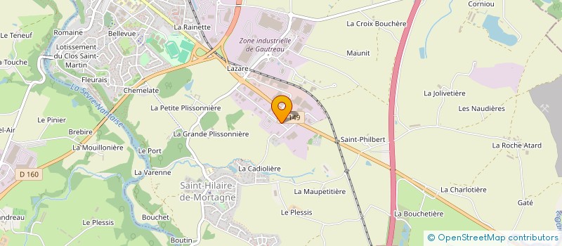localisation de l'entreprise LES TOURBUS DE L'ESPOIR à MORTAGNE-SUR-SEVRE
