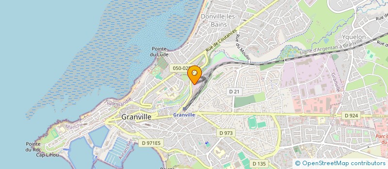 localisation de l'entreprise LES TOURELLES à GRANVILLE