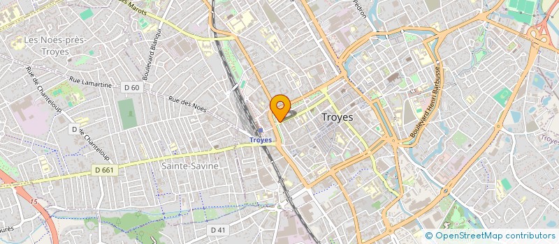 localisation de l'entreprise LES TOURELLES à TROYES