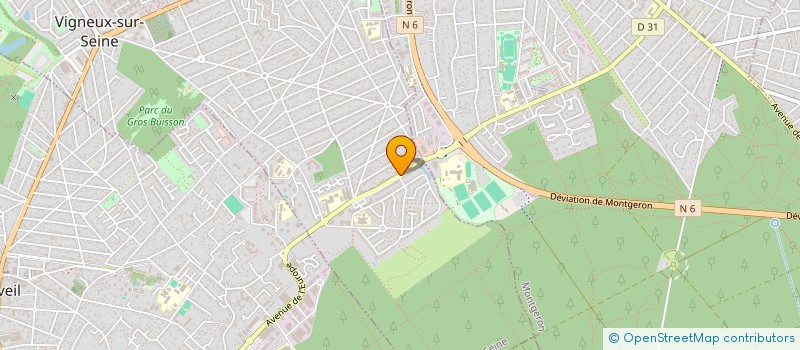 localisation de l'entreprise LES TOURELLES à VIGNEUX-SUR-SEINE