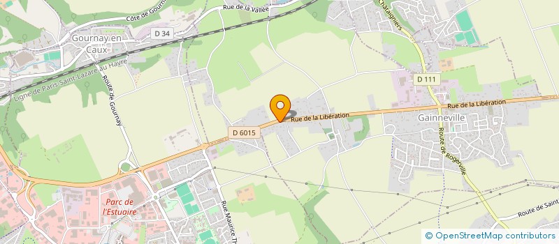 localisation de l'entreprise LES TOURELLES  GAINNEVILLE