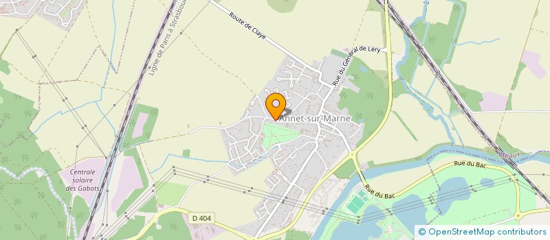 localisation de l'entreprise LES TOURNELLES  ANNET-SUR-MARNE