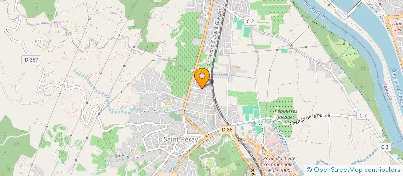 localisation de l'entreprise LES TOURNESOLS à SAINT-PERAY