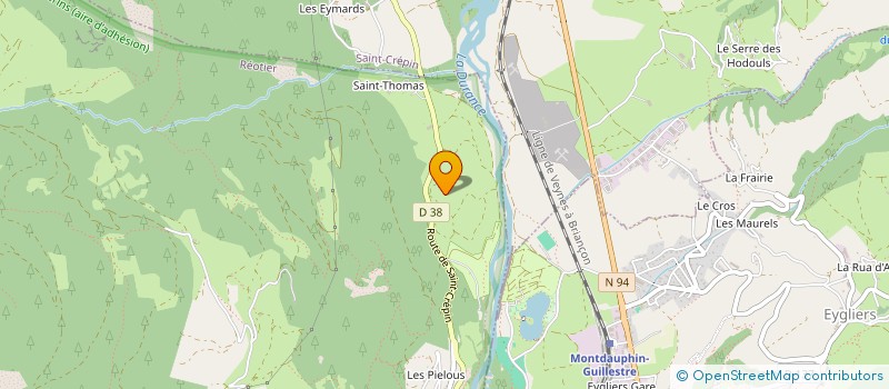 localisation de l'entreprise LES TOURNESOLS  SAINT-CREPIN