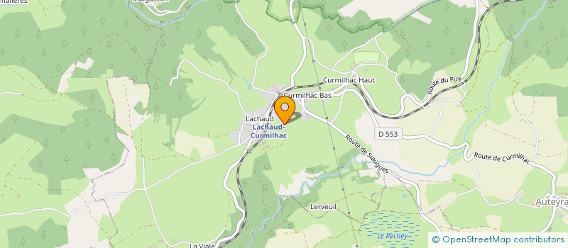 localisation de l'entreprise LES TOURNESOLS  VISSAC-AUTEYRAC