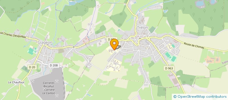 localisation de l'entreprise LES TOURNESOLS  TRELON