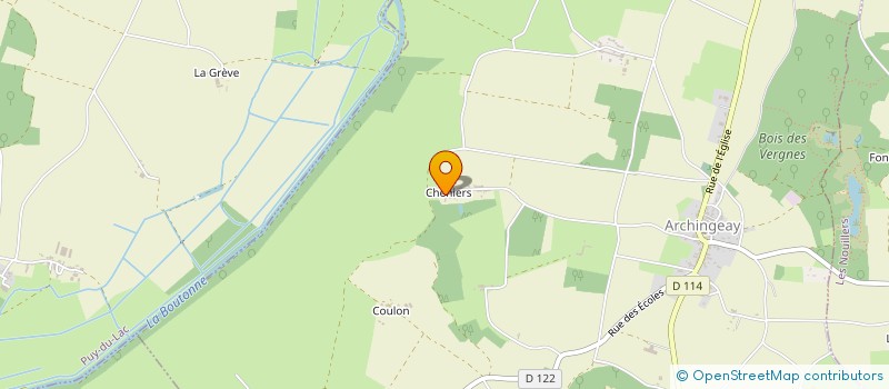 localisation de l'entreprise LES TOURNESOLS  ARCHINGEAY