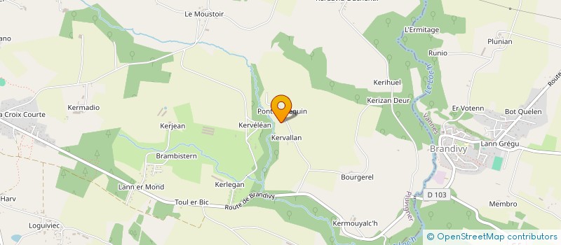 localisation de l'entreprise LES TOURNESOLS  PLUVIGNER