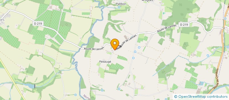 localisation de l'entreprise LES TOURNESOLS DE LOUBERE  MONCRABEAU