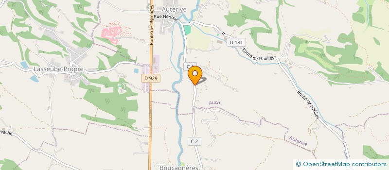 localisation de l'entreprise LES TOURREILLAIS  AUTERIVE