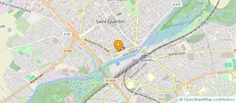 localisation de l'entreprise LES TOURS DES HAUTS DE FRANCE ST QUENTIN à SAINT-QUENTIN