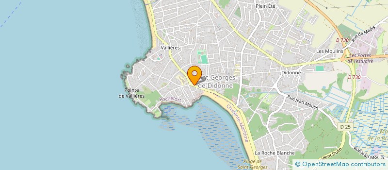 localisation de l'entreprise LES TOURTERELLES à SAINT-GEORGES-DE-DIDONNE