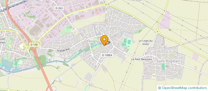 localisation de l'entreprise LES TOURTERELLES  PERIGNY