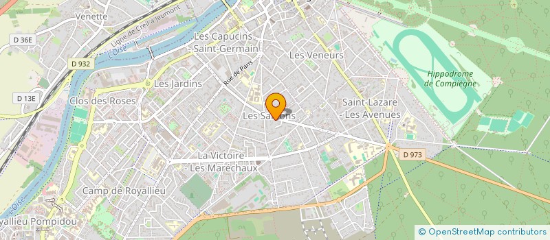 localisation de l'entreprise LES TOURTERELLES  COMPIEGNE