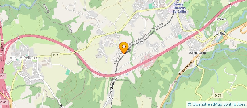 localisation de l'entreprise LES TOURTERELLES  GROISY