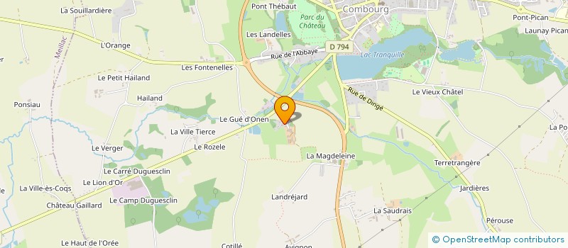 localisation de l'entreprise LES TOUT PETITS PETONS DE COMBOURG à COMBOURG