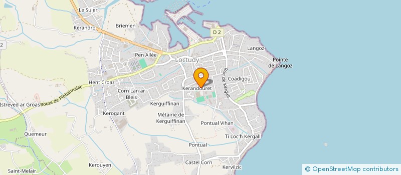 localisation de l'entreprise LES TOUTIGS  LOCTUDY