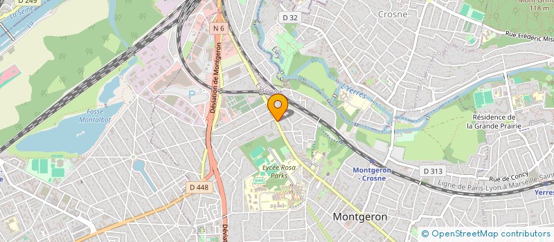 localisation de l'entreprise LES TOUTOUS A TOUT PRIX à MONTGERON