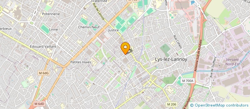 localisation de l'entreprise LES TOUTOUS FLINGUEURS à LYS-LEZ-LANNOY