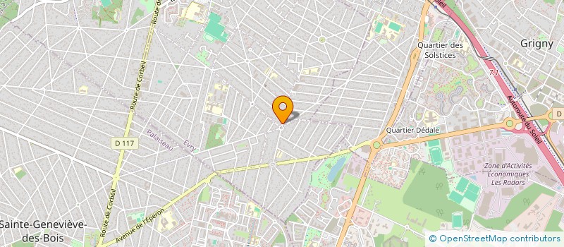 localisation de l'entreprise LES TOUTOUS MOUILLES  MORSANG-SUR-ORGE