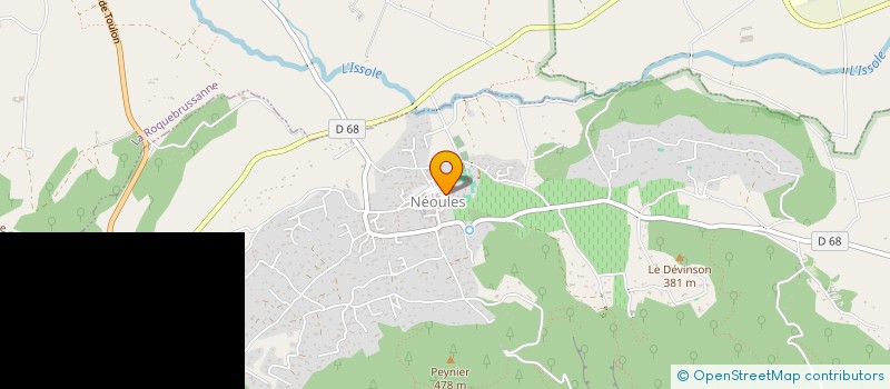 localisation de l'entreprise LES TRACTEURS DU CASTELLAS  FORCALQUEIRET