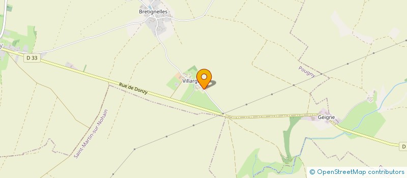 localisation de l'entreprise LES TRACTEURS FOUS D'ALAIN  POUGNY