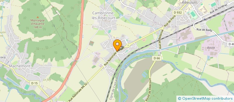 localisation de l'entreprise LES TRADITIONS DE PICARDIE  CAMBRONNE-LES-RIBECOURT