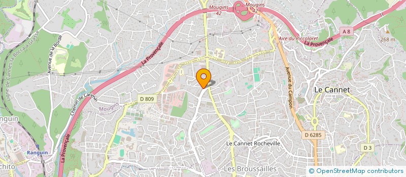 localisation de l'entreprise LES TRADITIONS DU CANNET à LE CANNET