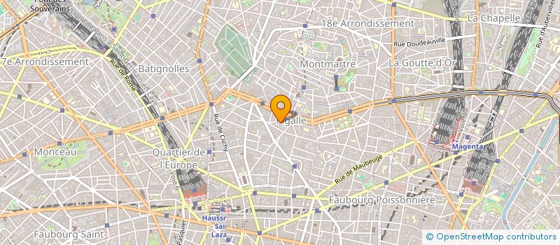 localisation de l'entreprise LES TRAFIQUANTS D'AMES  PARIS