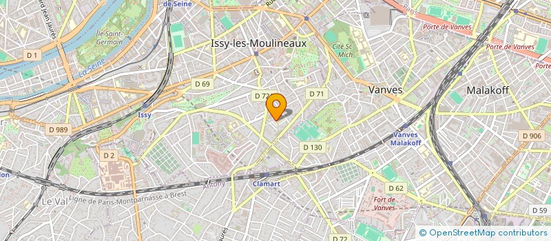 localisation de l'entreprise LES TRAILERS DE PARIS ILE DE FRANCE à ISSY-LES-MOULINEAUX