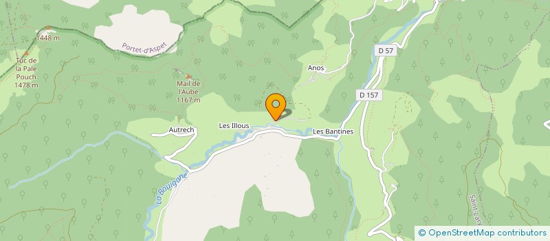 localisation de l'entreprise LES TRAILS DE LA CALABASSE à SAINT-LARY