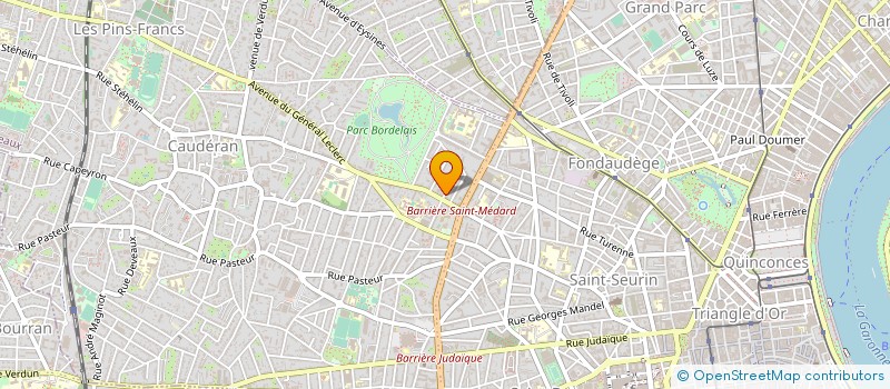 localisation de l'entreprise LES TRAITEURS DE FRANCE à BORDEAUX