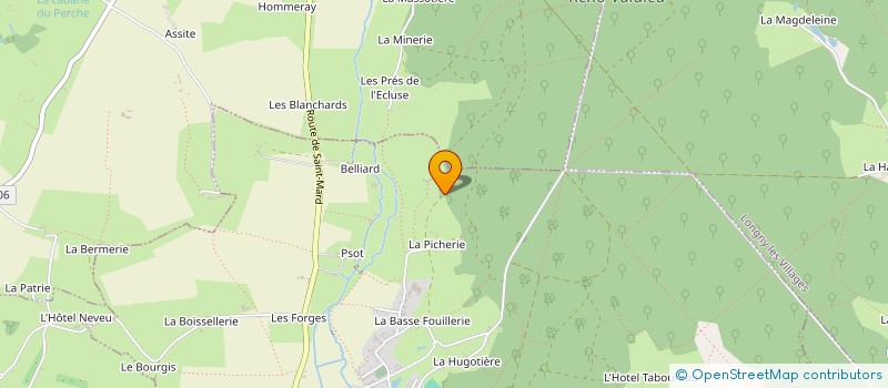 localisation de l'entreprise LES TRAITS GOURMANDS à LA CHAPELLE-MONTLIGEON