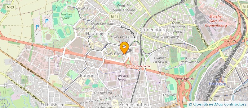 localisation de l'entreprise LES TRAMES ORDINAIRES à STRASBOURG
