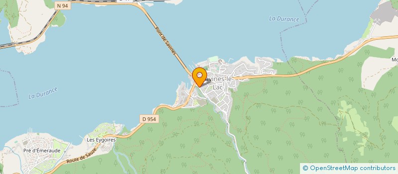 localisation de l'entreprise LES TRAMPOLINES D EMBRUN  EMBRUN