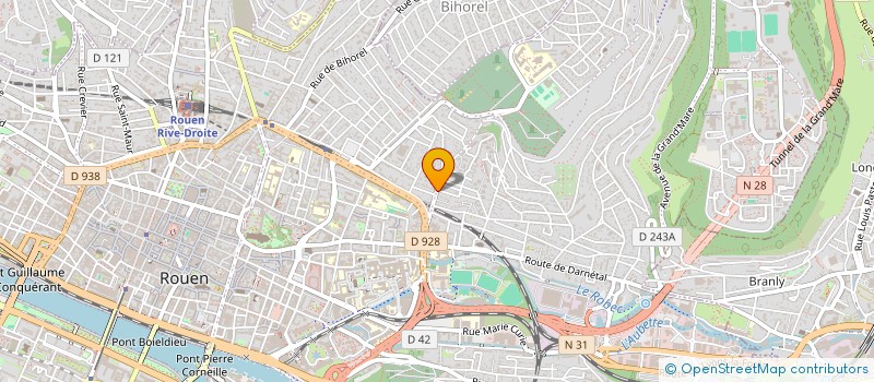 localisation de l'entreprise LES TRANSALPINS DU BATIMENT  ROUEN