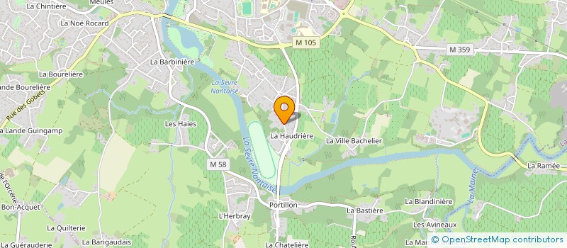 localisation de l'entreprise LES TRANSATS  VERTOU