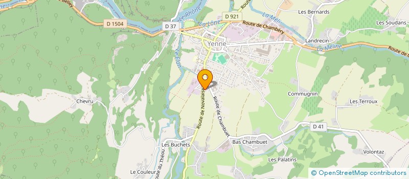 localisation de l'entreprise LES TRANSATS  YENNE