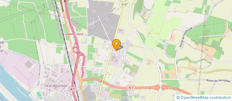 localisation de l'entreprise LES TRANSPORTEURS à BOURG-LES-VALENCE