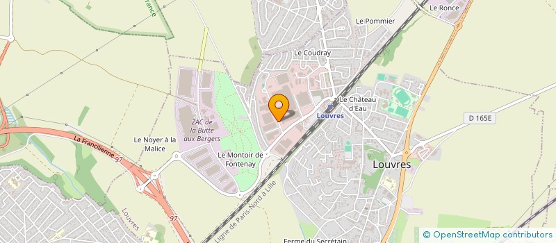 localisation de l'entreprise LES TRANSPORTEURS RAM à LOUVRES