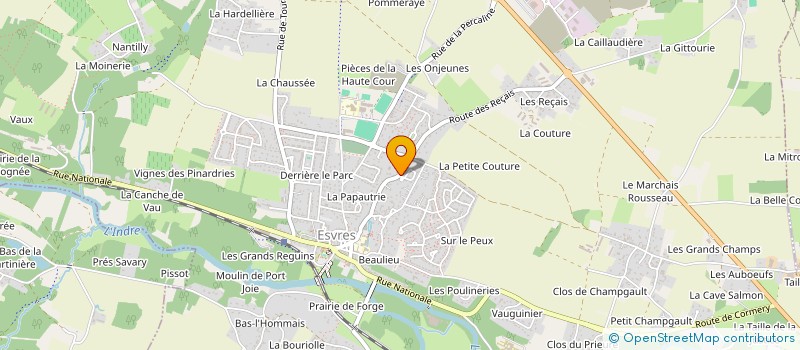 localisation de l'entreprise LES TRANSPORTEUSES DU DESERT à ESVRES